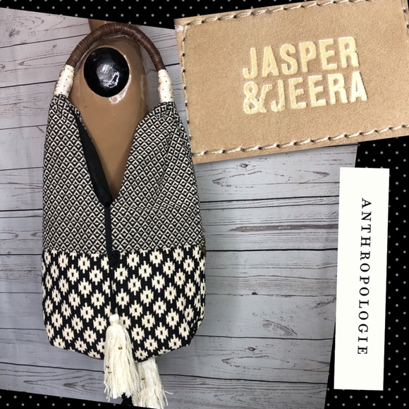 Anthropologie Handbags - Anthropologie Jasper & Jeera Tassel Hobo Bag NWT